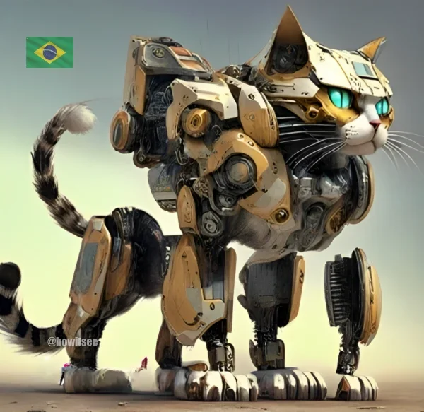 Mecha Cat from Brazil